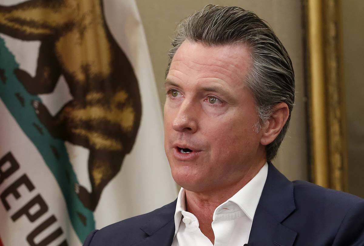Calling President Donald Trump "completely corrupt" California Gov. Gavin Newsom said ...