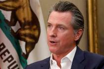 Calling President Donald Trump "completely corrupt" California Gov. Gavin Newsom said ...
