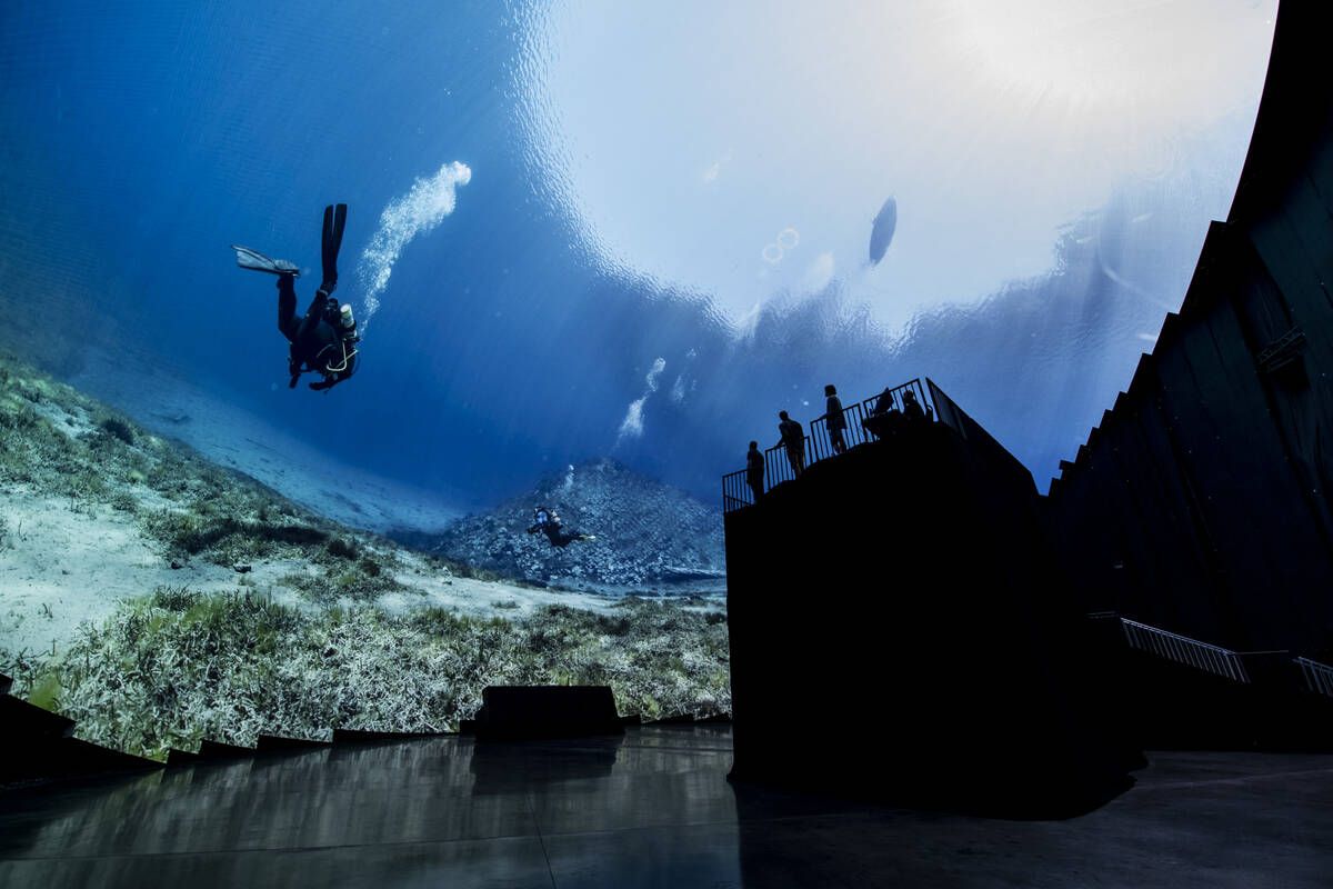 Sphere Studio technologists enjoy the underwater capabilities of camera systems tested at Big D ...