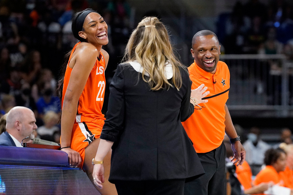 WNBA All-Star Game: Aces A’ja Wilson chooses Chelsea Gray, Jackie Young ...