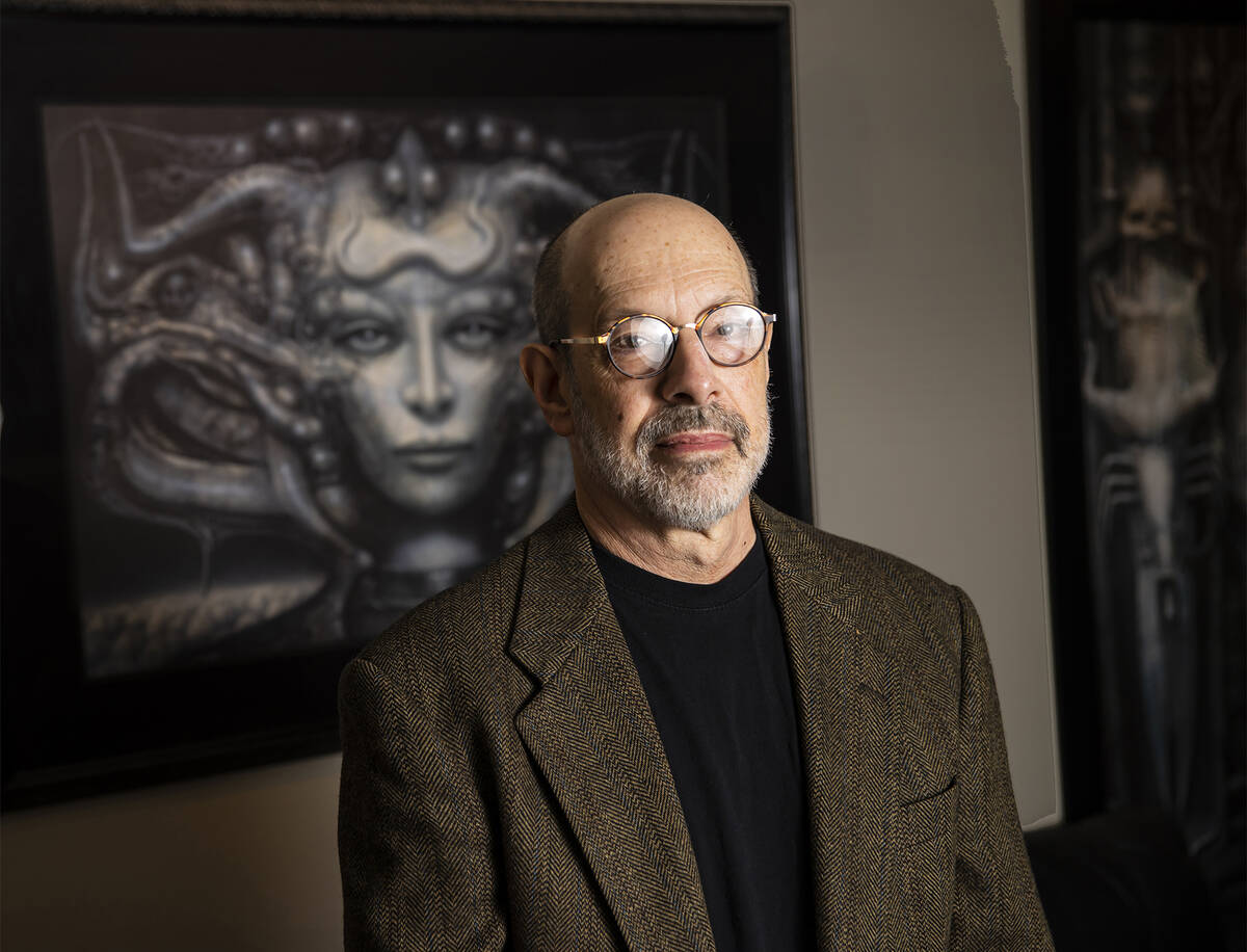 Jim Cowan, founder of Morpheus Fine Art, poses for a portrait on Wednesday, Jan. 18, 2023, in L ...