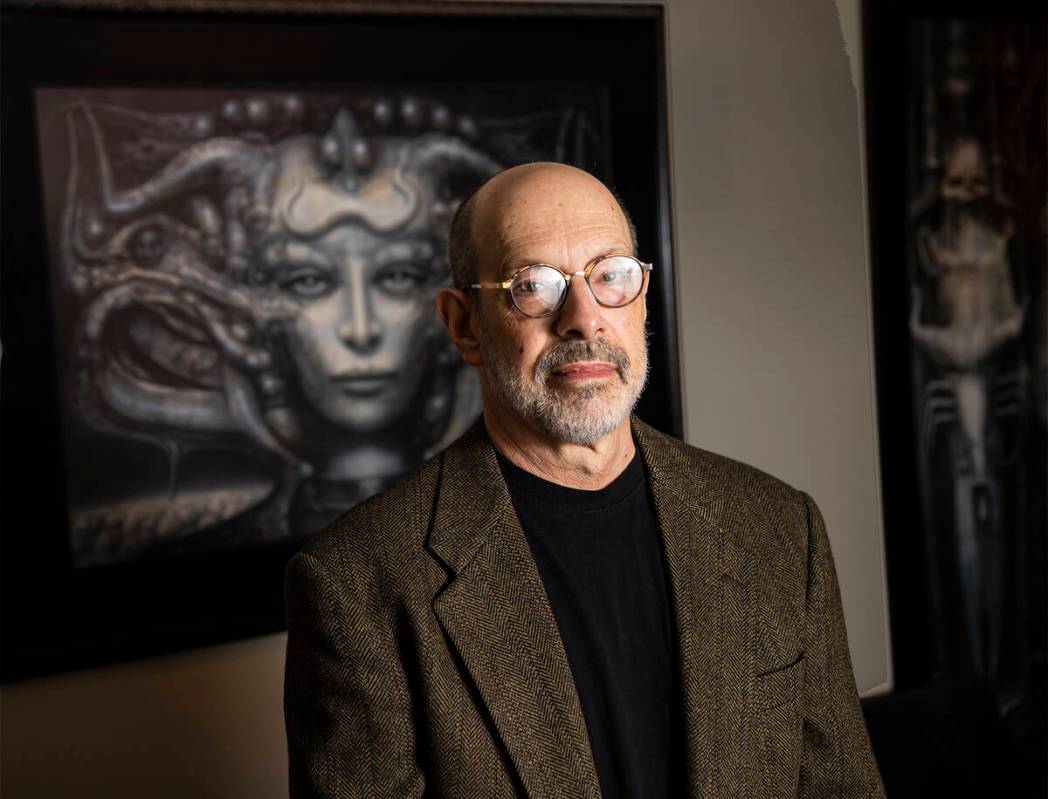 Jim Cowan, founder of Morpheus Fine Art, poses for a portrait on Wednesday, Jan. 18, 2023, in L ...