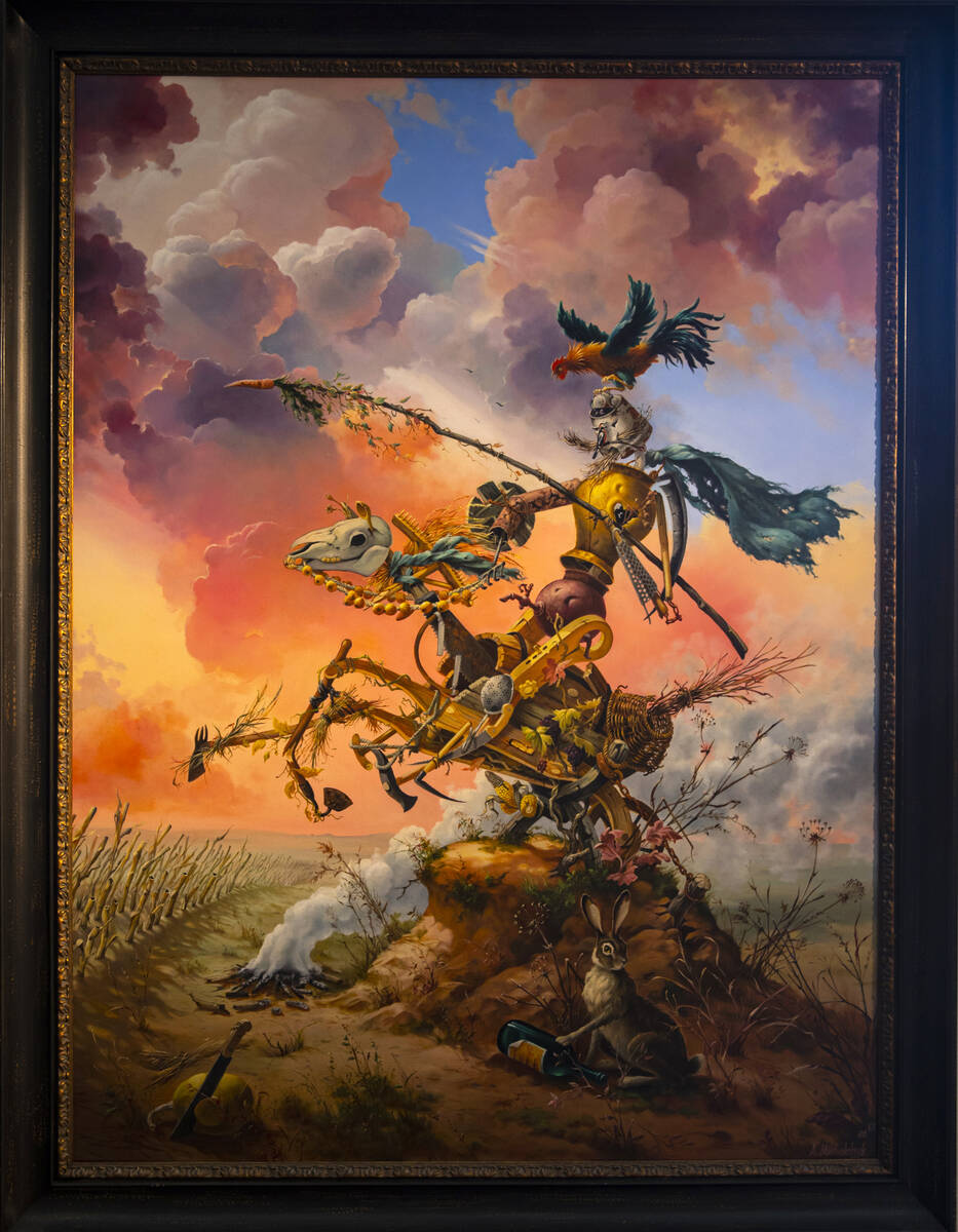“Allegory of War II” by Alexander Mikhalchuk, featured by Morpheus Fine Art, is s ...