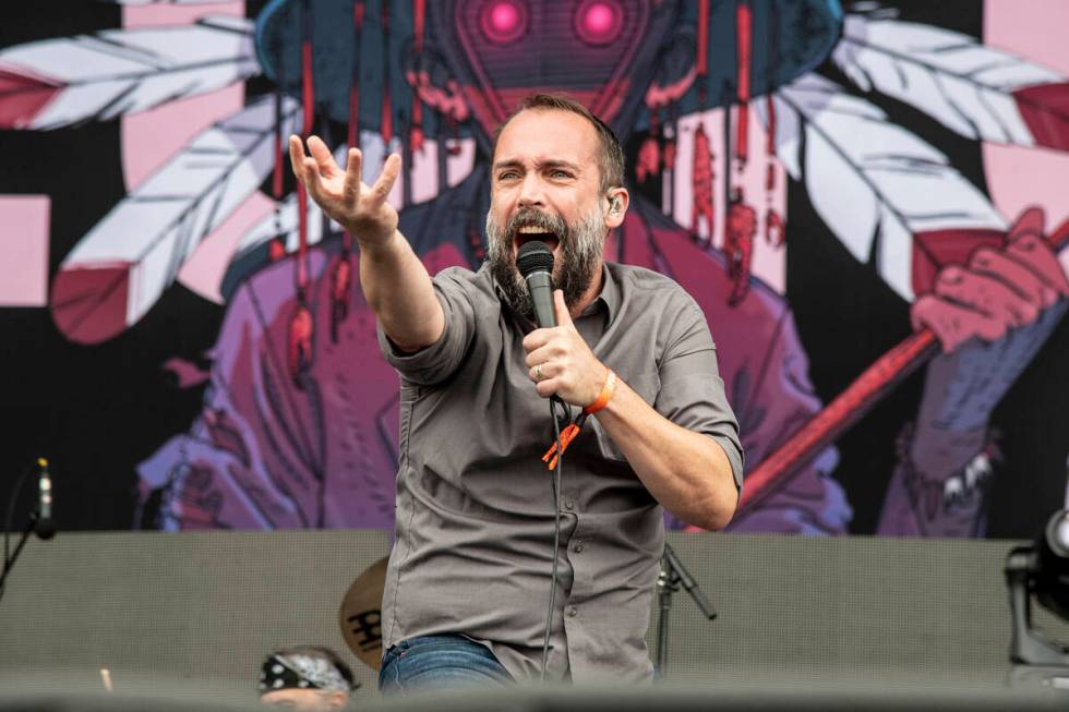 Neil Fallon of Clutch performs at the Louder Than Life Music Festival at the Kentucky Expositio ...