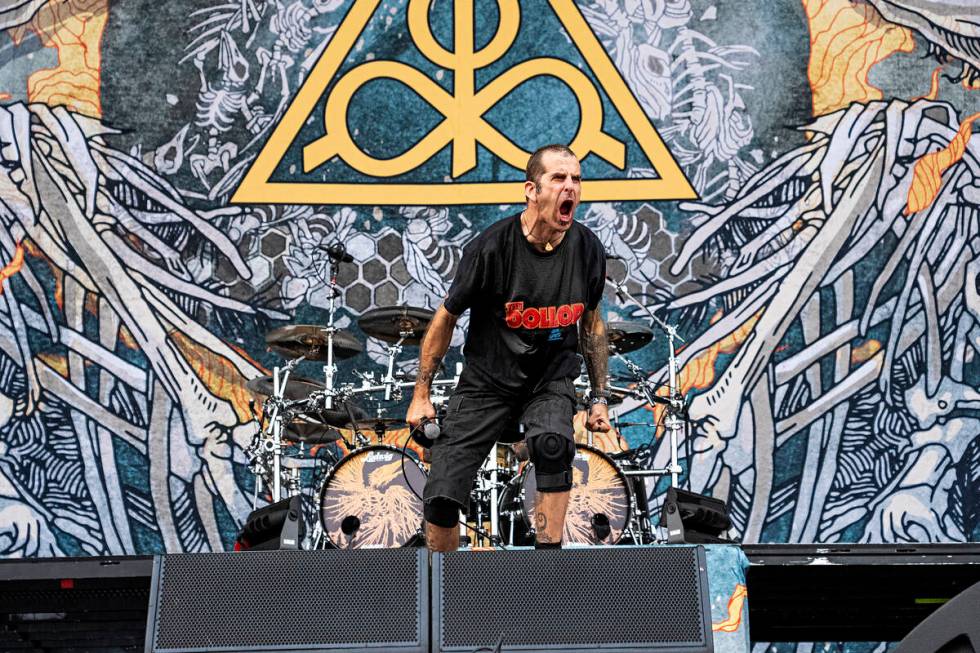 Randy Blythe of Lamb of God performs at Inkcarceration Music and Tattoo Festival on Sunday, Jul ...