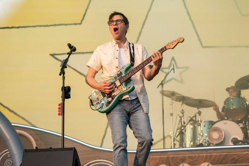Rivers Cuomo of Weezer performs at Railbird Music Festival on Saturday, June 3, 2023, at The In ...
