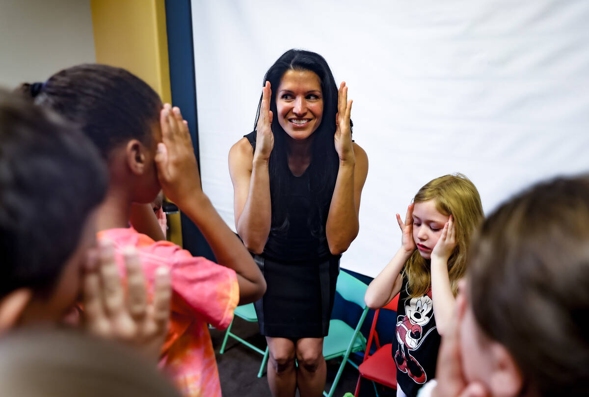 Pilita Simpson, founder of Positively Arts, a nonprofit with the goal of using arts as a vehicl ...