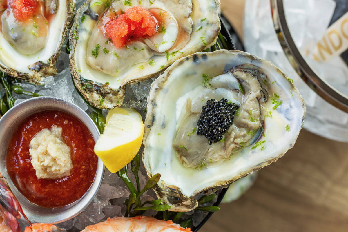 During the week beginning July 31, 2023, Ocean Prime Las Vegas is offering oyster specials to c ...