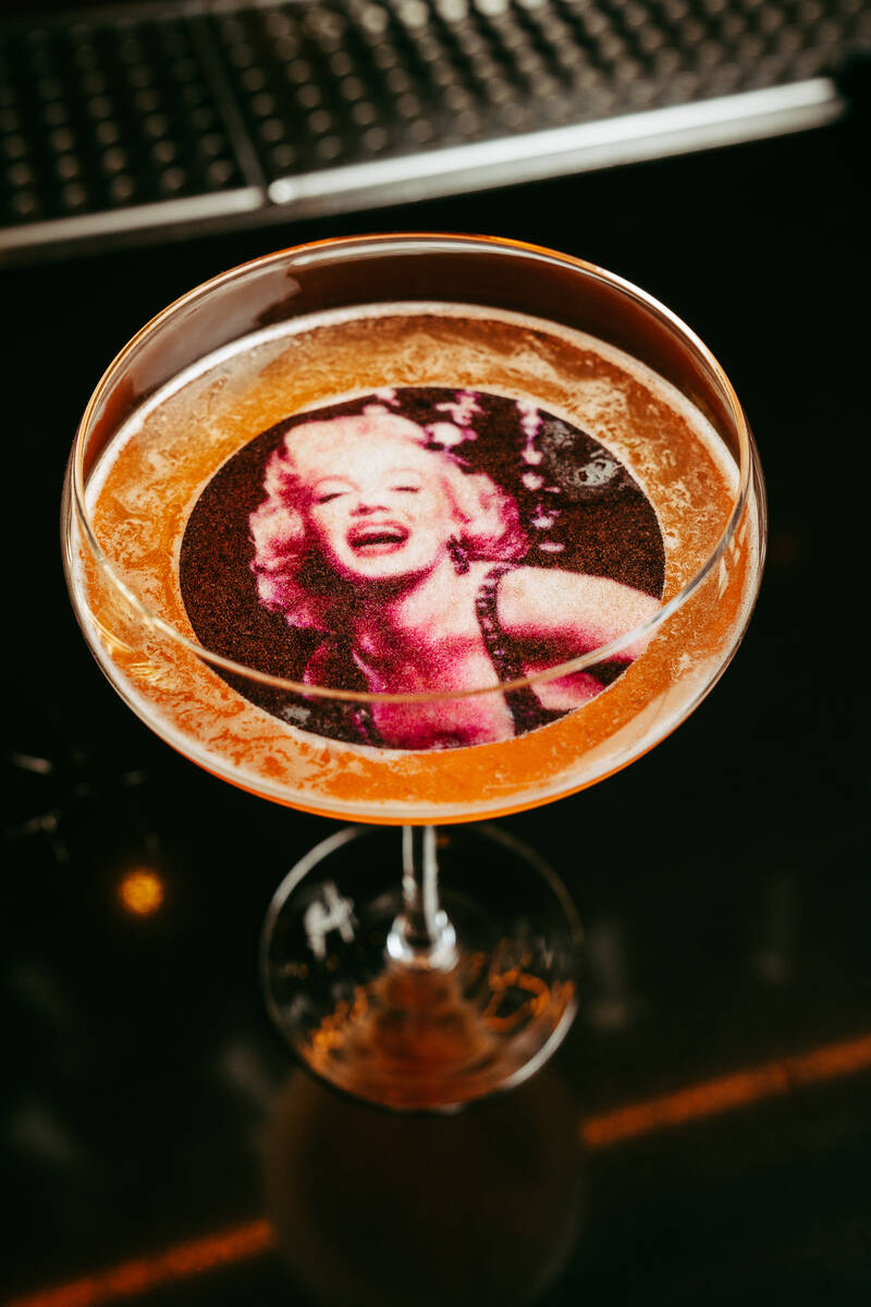 S Bar in Mandalay Bay on the Las Vegas Strip is offering a Miss Monroe cocktail to celebrate Ma ...
