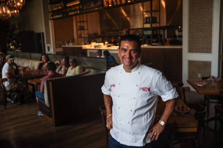 Buddy Valastro, of "Cake Boss" TV show fame, at his restaurant, Buddy V’s Ristorante, at the ...