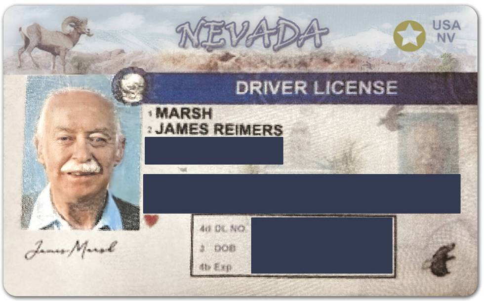 A fraudster used this driver's license as part of an effort to sell Colorado land owned by auto ...