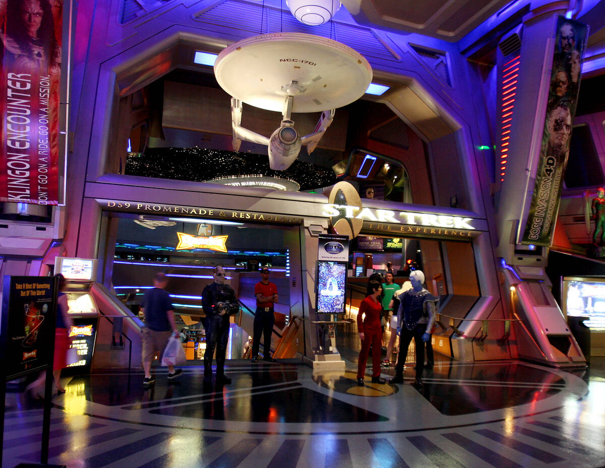 "Star Trek: The Experience" is shown at the Las Vegas Hilton on May 12, 2008. (Review-Journal f ...