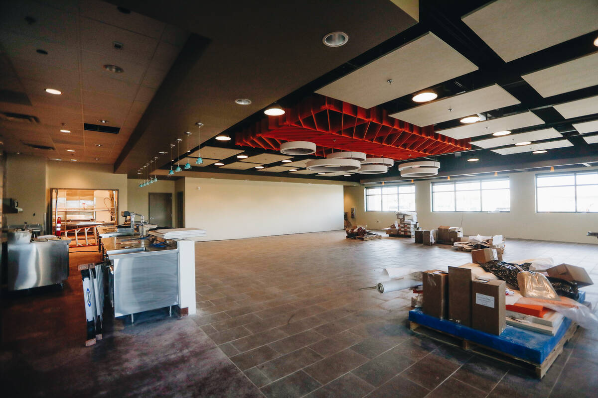 The future dining area inside of Zippy’s is seen on Wednesday, May 31, 2023, at Badura A ...