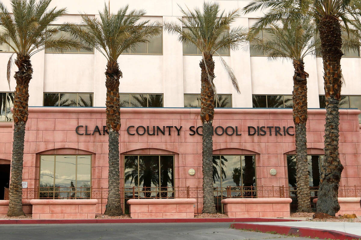 The Clark County School District announced Tuesday, Aug. 1, 2023, it has reached a tentative co ...