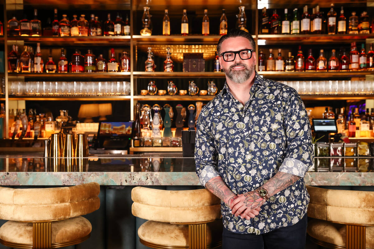 Ryan Labbe, founder and CEO of 81/82 Group hospitality, operator of the Juliet Cocktail Room, a ...