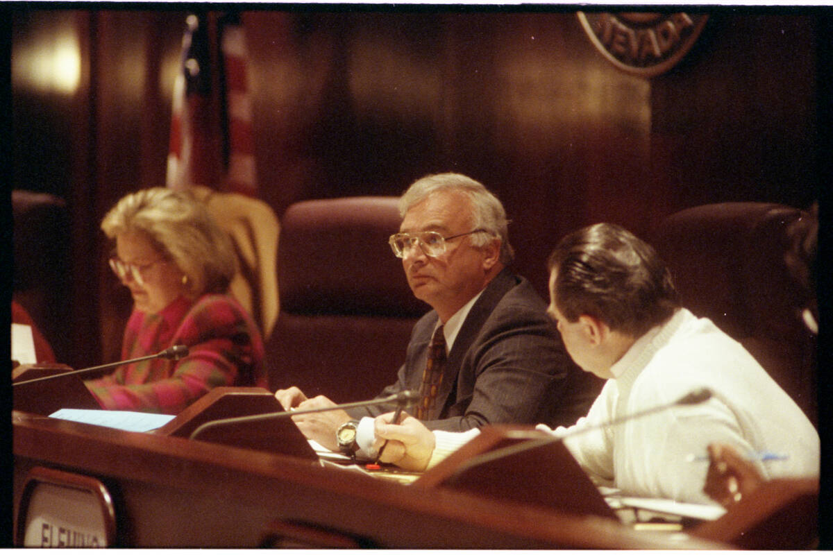 An Ethics Review Board investigation into a Las Vegas city councilman in 1994 at Las Vegas City ...