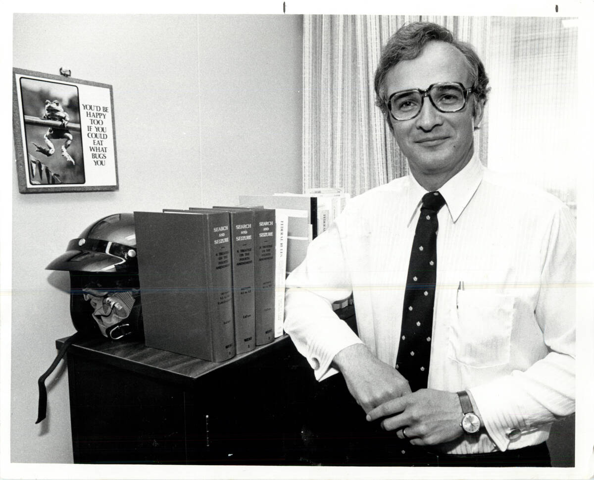 Stan Hunterton, U.S. attorney's office, in an undated photo (Wayne Kodey/Las Vegas Review-Journal)