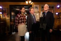 From left, Mabel (Selena Gomez), Oliver (Martin Short) and Charles (Steve Martin) appear in a s ...