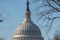 The Capitol is seen in Washington, Tuesday, Jan. 2, 2018, as lawmakers return from the holiday ...