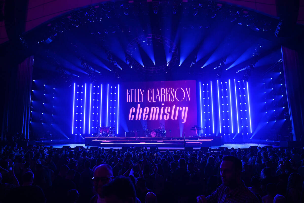 A general view at Kelly Clarkson's show at Bakkt Theater at Planet Hollywood on July 28, 2023 i ...