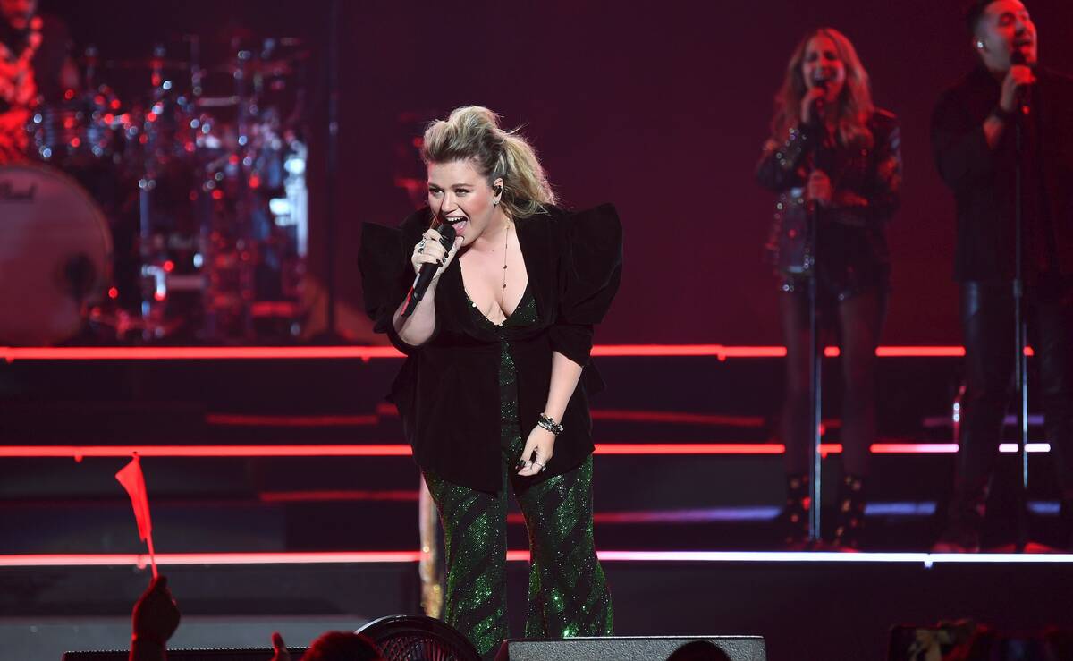 Kelly Clarkson performs at Bakkt Theater at Planet Hollywood on July 28, 2023 in Las Vegas. (Ph ...