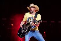 FILE - Jason Aldean performs during CMA Fest 2022 in Nashville, Tenn., on June 9, 2022. Aldean ...