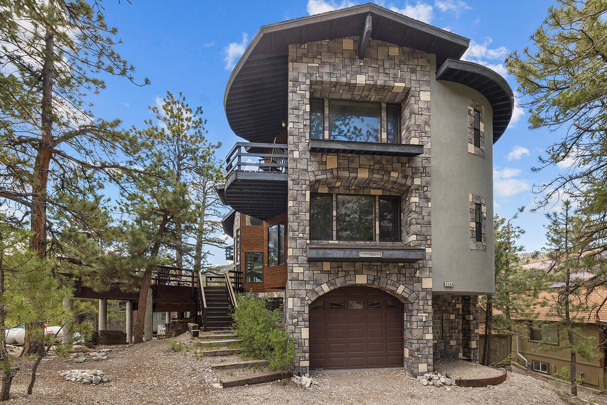 The home is within the gated Camp Lady of the Snows subdivision in Lee Canyon on Mount Charlest ...