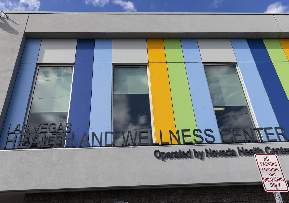 Las Vegas Health and Wellness Center is seen, on Wednesday, Aug 9, 2023, in Las Vegas. The city ...
