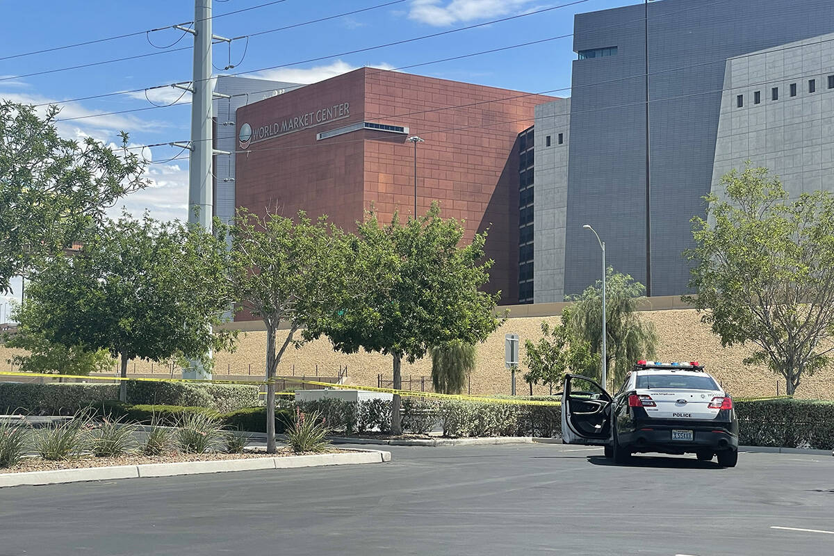 Police investigate the death of a woman found Thursday, Aug. 10, 2023, on the 400 block of Sout ...