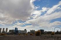 Rainfall from .02 to .24 of an inch fell on north and northwest Las Vegas on Thursday, Aug. 10, ...