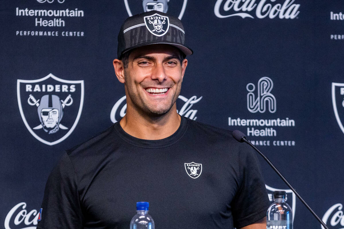 Garoppolo signing good for Raiders, Jimmy G and even Derek Carr - Sports  Illustrated