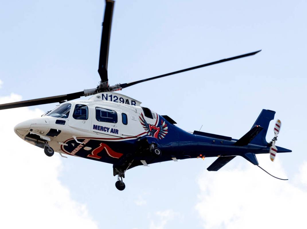 Multiple people were transported by helicopter to UMC Trauma as Las Vegas police investigate a ...