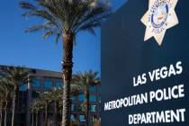 Metropolitan Police Department (Bizuayehu Tesfaye/Las Vegas Review-Journal) @bizutesfaye