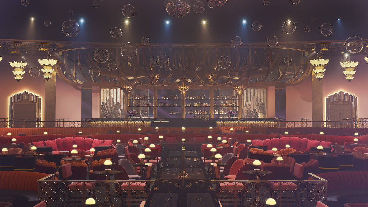 A rendering of Voltaire at The Venetian, which will be home to Kylie Minogue's residency produc ...