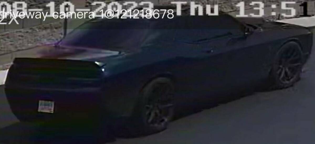 Police say suspects in several northwest valley burglaries fled in a black Dodge Challenger in ...