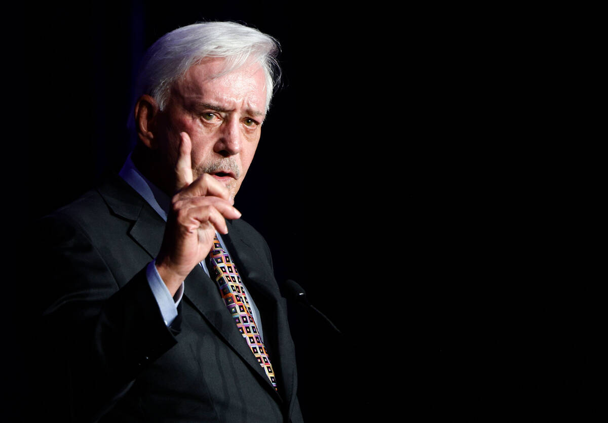 Billy Walters speaks during an event of Hope for Prisoners, “ A Night of Second Chances, ...