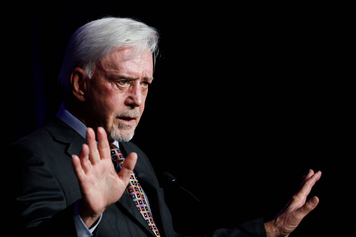 Billy Walters speaks during an event of Hope for Prisoners, “ A Night of Second Chances, ...