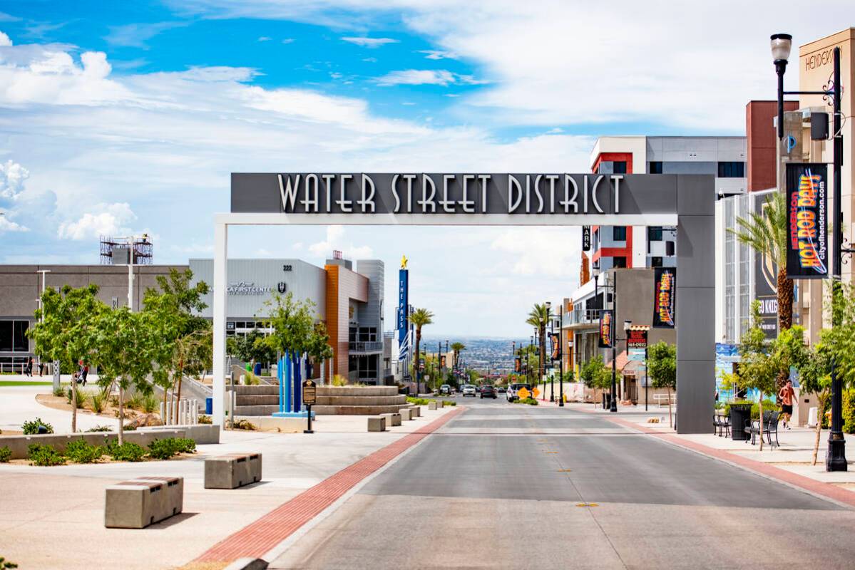 Much of the city of Henderson's growth is happening in the Water Street District. (Courtesy Cit ...