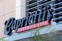 Capriotti's, seen in Downtown Summerlin in Las Vegas. (Las Vegas Review-Journal)