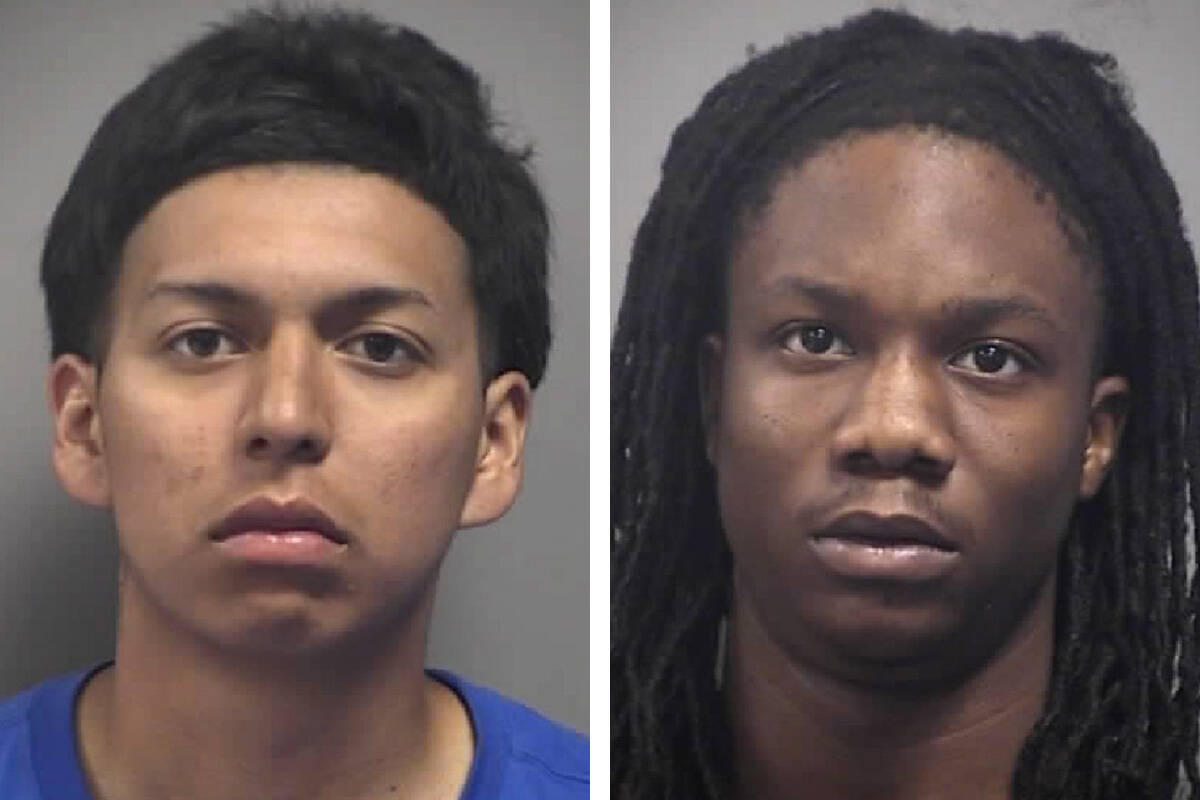 Hector Paramo-Cervantes, left, and Aulijah Muhamad-Leavelle (North Las Vegas Police Department)