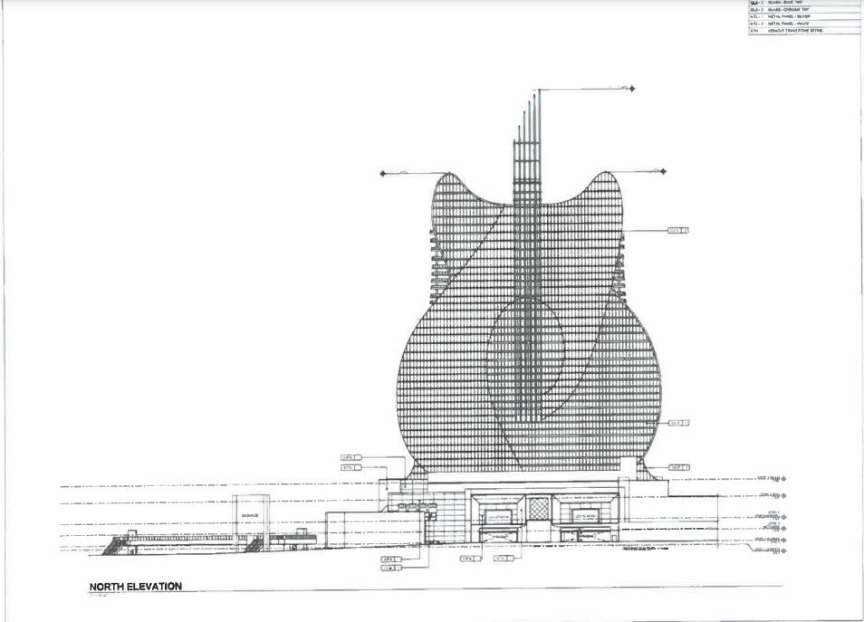 Planning documents show The Mirage's transformation into the Hard Rock Hotel Las Vegas. (Hard R ...