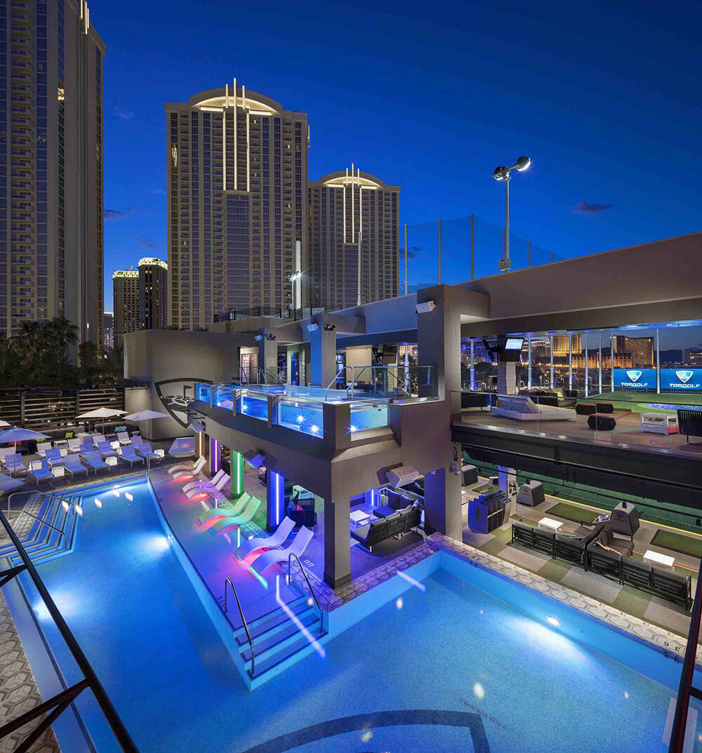 Top Golf has a pool area. (Michael Baxter, Baxter Imaging LLC)
