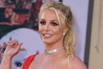 Britney Spears arrives for the premiere of Sony Pictures' "Once Upon a Time... in Hollywood" at ...