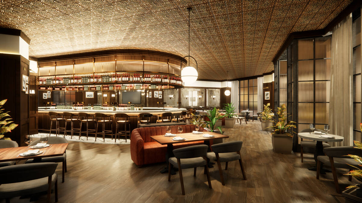 A rendering of the bar of Peter Luger Steak House, the famed Brooklyn restaurant estimated to b ...