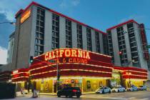 California hotel-casino operated by Boyd Gaming Corp. is seen in this March 14, 2020, file phot ...