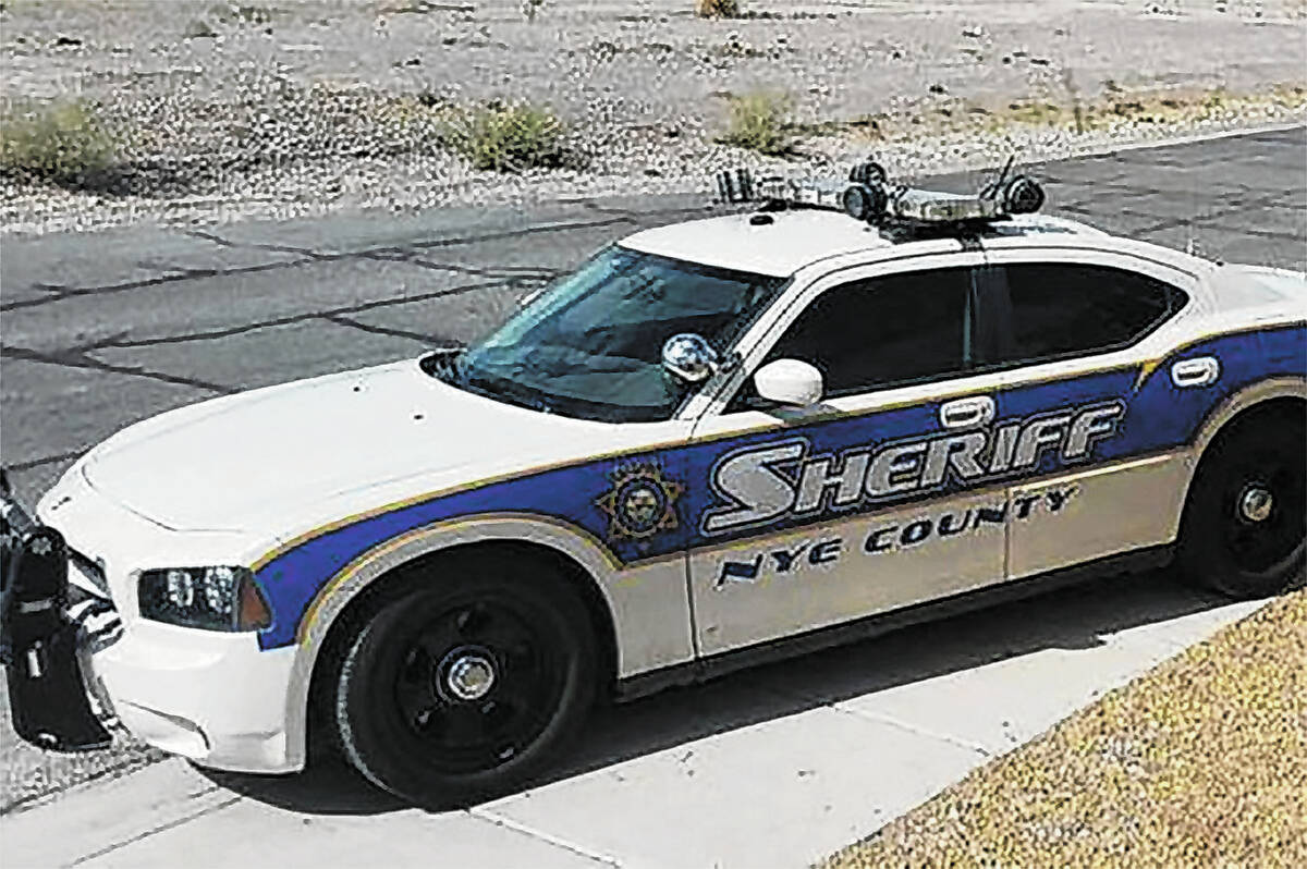 A Nye County Sheriff's Office's patrol vehicle. (Special to the Pahrump Valley Times)