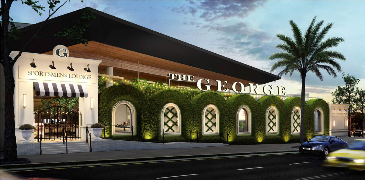 A rendering of the exterior of The George Sportsmen's Lounge, which is going into the Durango r ...