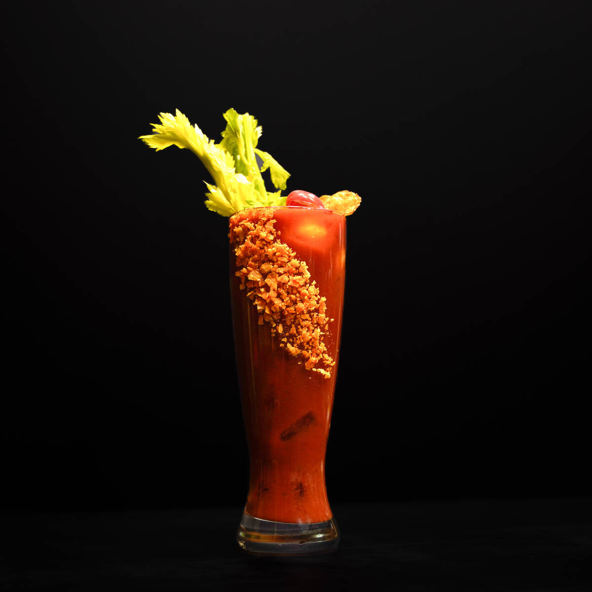 A bloody Mary with barbecue-infused whiskey from The George Sportsman's Lounge, which is going ...