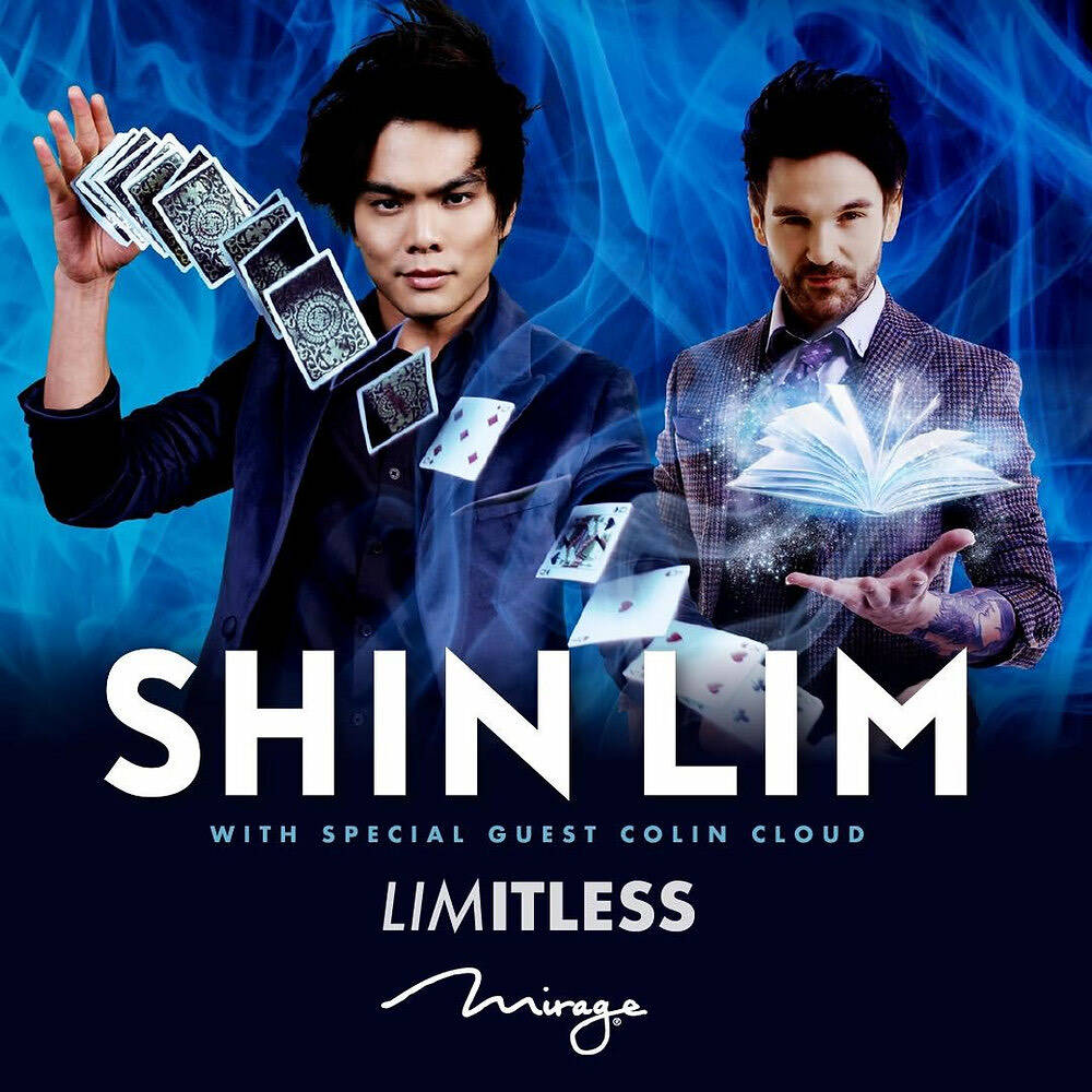 An early promotional shot of illusionist Shin Lim and guest star Colin Cloud. Limi has recently ...