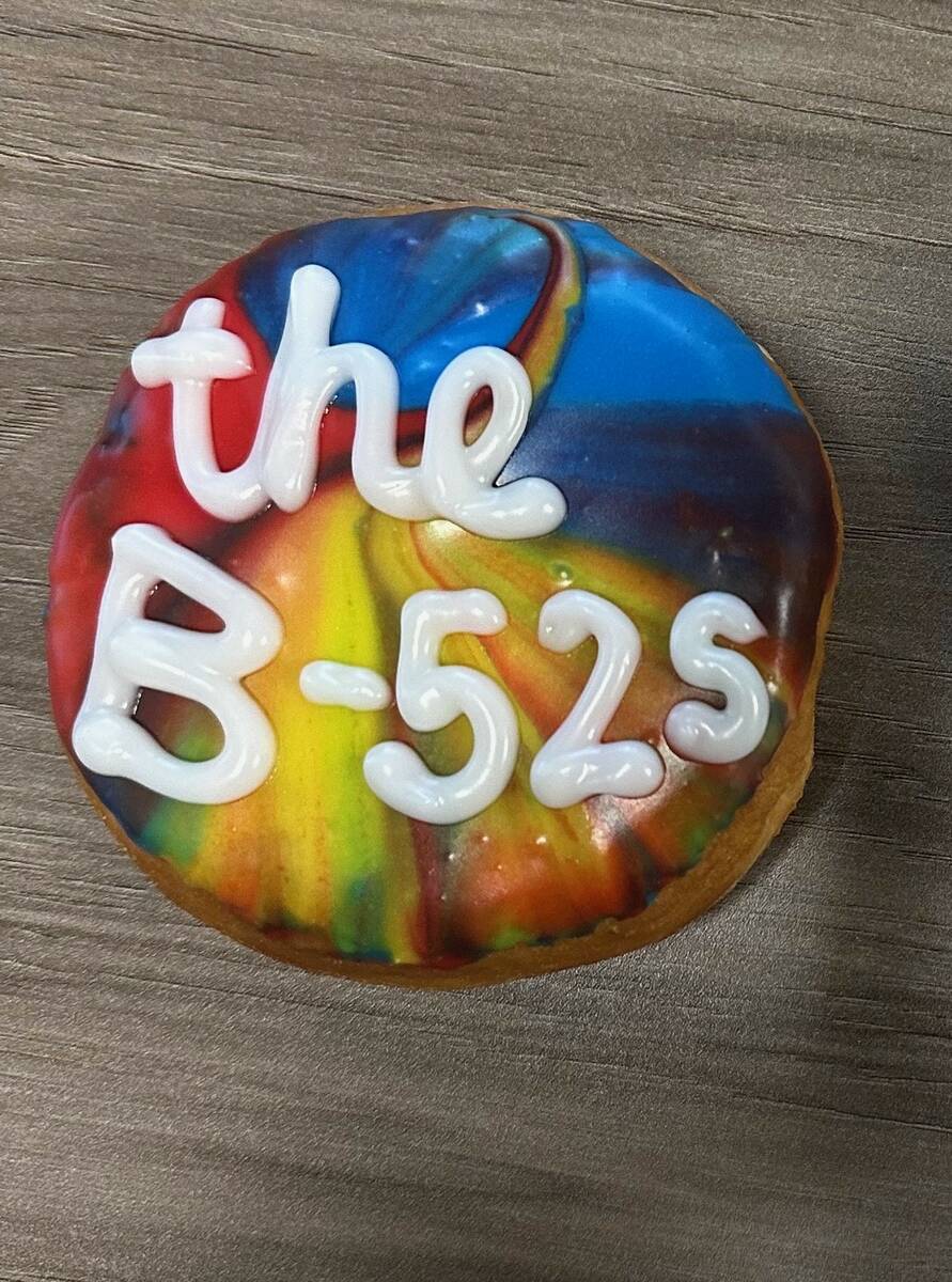 These B-52’s-themed Pinkbox Doughnuts donuts are available starting at 6 a.m. Aug. 31 while s ...